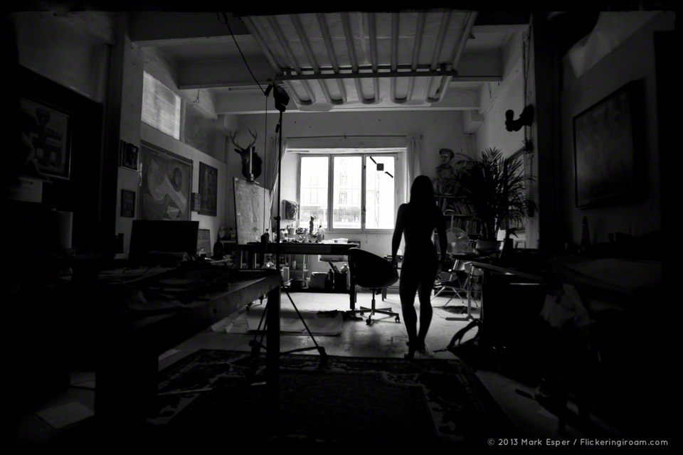 Art Nude Photography in Les Frigos, Paris - Flickering I Roam