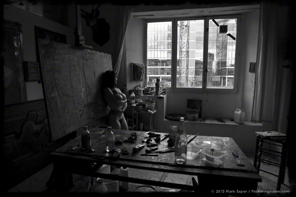 Art Nude Photography in Les Frigos, Paris - Flickering I Roam