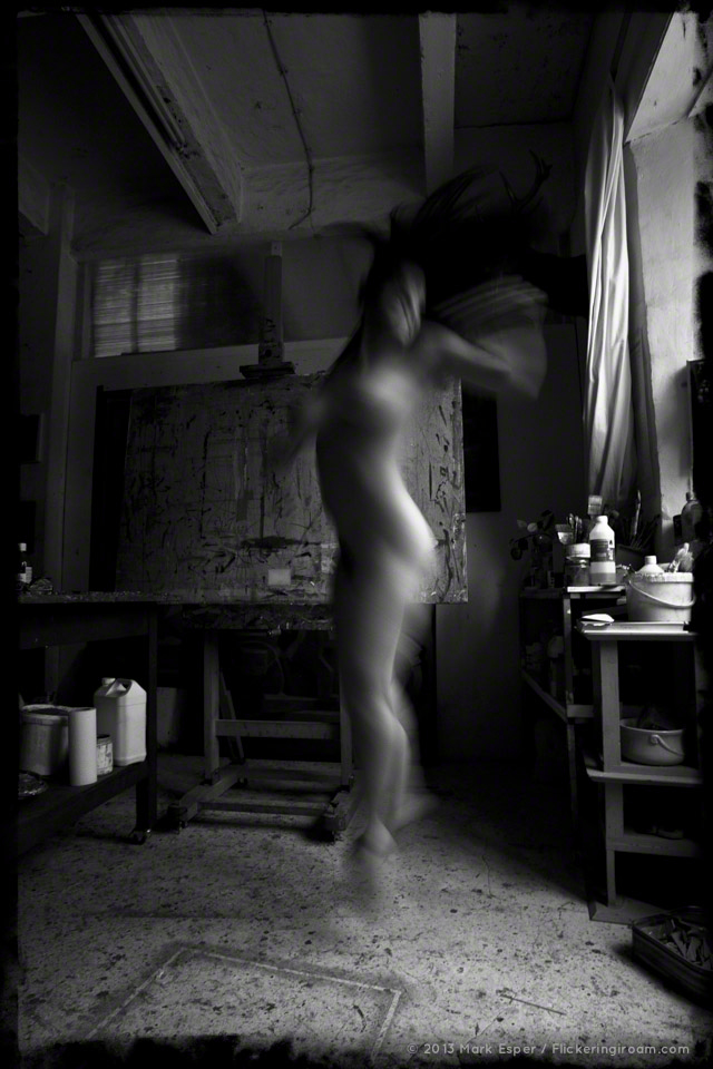 Art Nude Photography in Les Frigos, Paris - Flickering I Roam